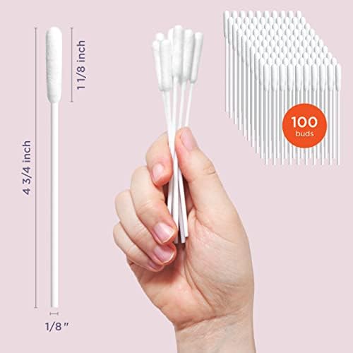 ARCA PET Cotton Swabs for Dogs and Cats - Cat & Dog Ear Cleaner Long Cotton Swab - Extra Long Stick, Cat & Dog Ear Cleaning Kit for Puppies and Pets, Multipurpose Pet Cotton Swabs for Ears (100 Buds) - Image 7