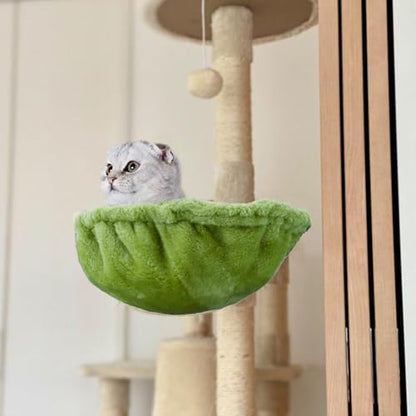 UXIETIN Cat Tree Hammock with Deep Basket,Large Size,12.4" - Image 2