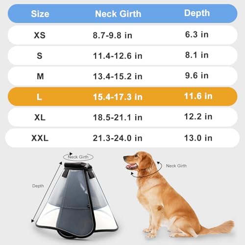 Dog Cone to Stop Licking, Soft Dog Cone Collar Alternative After Surgery - Image 2