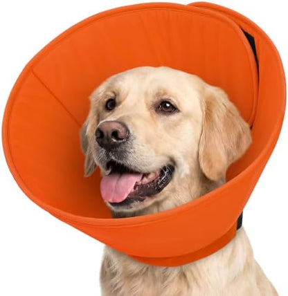 AOFITEE Soft Cone for Large Dogs, Adjustable Dog Cones to Stop Licking by AOFITEE