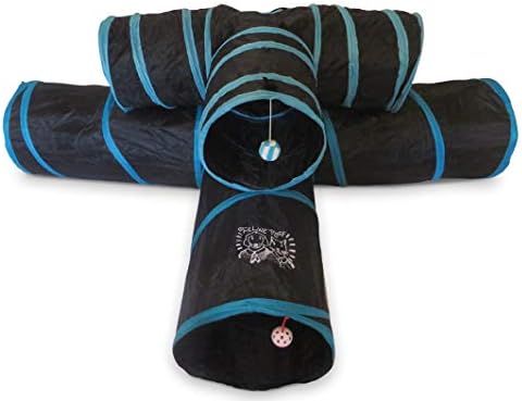 Feline Ruff Premium 3 Way Cat Tunnel. Extra Large 12 Inch Diameter and Extra Long. A Big Collapsible Play Toy. Wide Pet Tunnel Tube for Other Pets Too! - Image 2