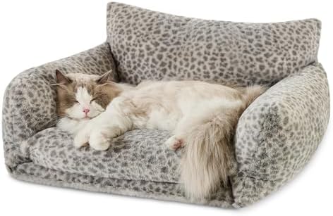Hollypet Cat Bed Small Dog Orthopedic Couch Beds for Pets up to 20 lbs by Hollypet