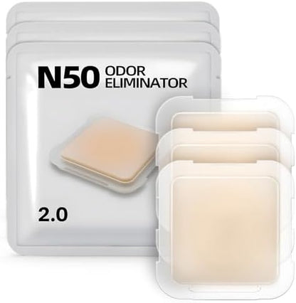 3 pack N50 Odor Eliminator 2.0, deodorizer control cat litter box by Waatoos