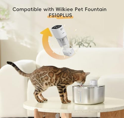 Cat Water Fountain Motor with Pump for FS10PLUS, Stainless Steel Cat Fountain Replacement Motor for 4.1L Pet Fountain - Image 2