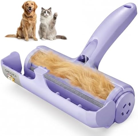 ORDORA Pet Hair Remover Roller, Reusable Lint Roller for Dog and Cat Hair by ORDORA