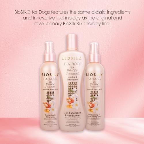 BioSilk Irresistible Detangling and Shine Dog Spray, Jasmine Honey, 8 Fl Oz - Image 6