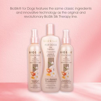 BioSilk Irresistible Detangling and Shine Dog Spray, Jasmine Honey, 8 Fl Oz - Image 6