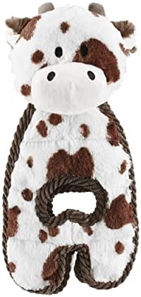 Outward Hound by Charming Pet Cuddle Tugs Cow Plush Squeaky Dog Toy by OutwardHound