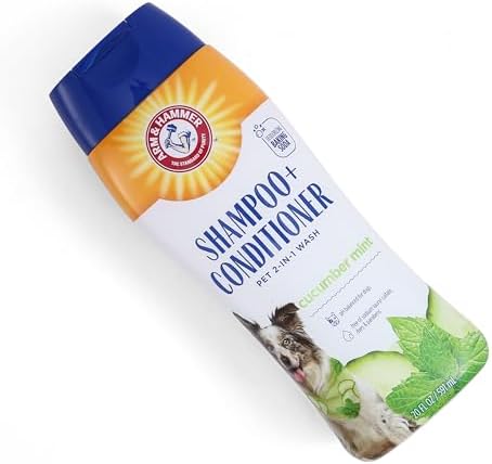 Arm & Hammer 2-in-1 Dog Shampoo and Conditioner, Cucumber Mint, 20 Oz, 2-Pk - Image 3