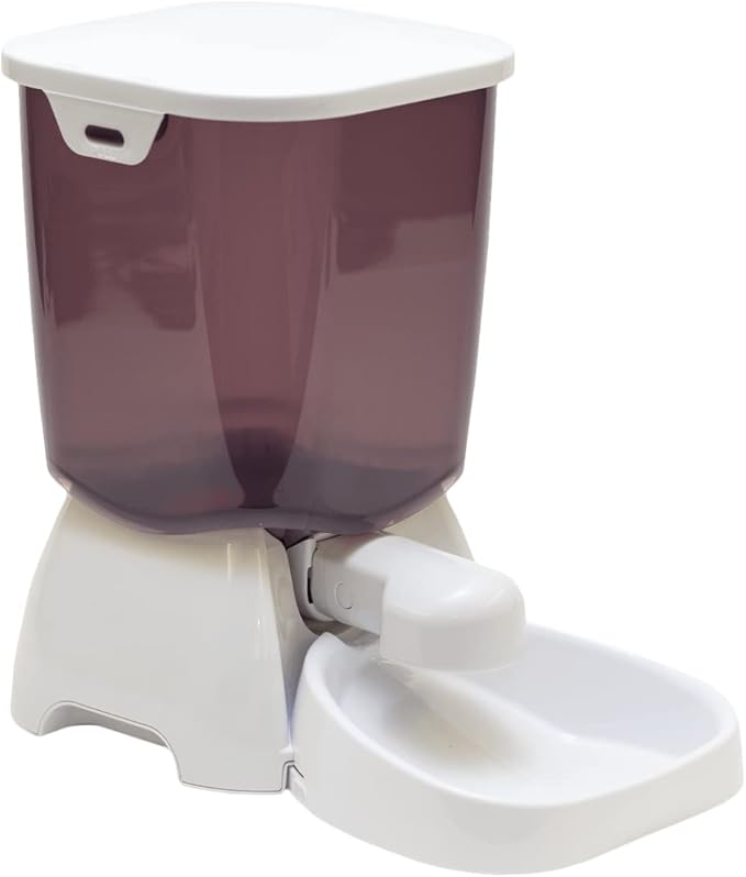 Cat Mate C3000 Automatic 3 Meal Pet Feeder with Digital Timer (347) - for Cats and Small Dogs, Suitable for Dry Pet Food, 6.61 lb Hopper, White