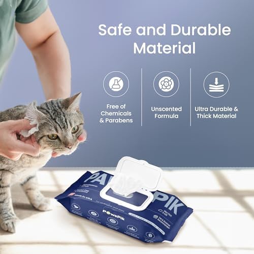 PawsPik Made in USA Premium Pet Wipes, Dog & Cat, Large, 400 Count - Image 4