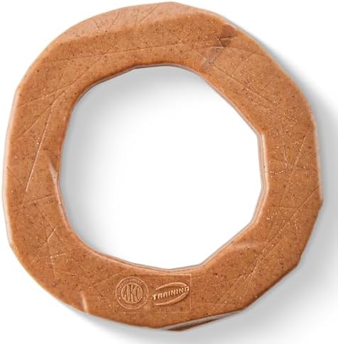 American Kennel Club Training Dog Chew Toy, Ring Dog Toy, Durable Dog Toy for Moderate Chewers, Peanut Butter Scented for Long-Lasting Engagement, Supports Dental Health by AmericanKennelClub