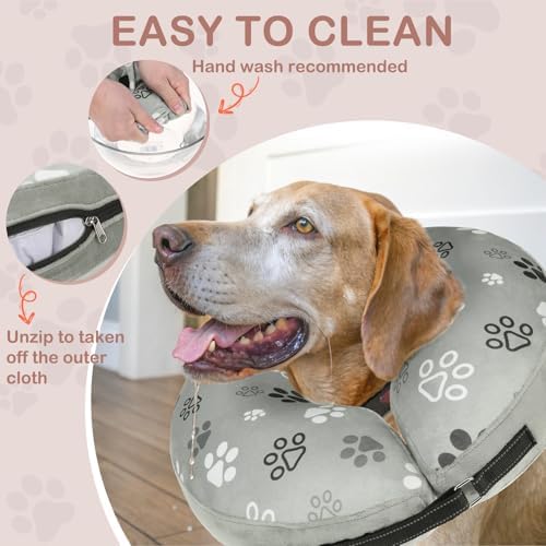 SCENEREAL Dog Cone Alternative After Surgery Donut Collar Soft - Image 6