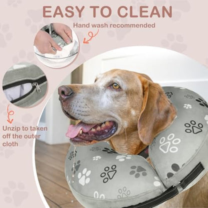SCENEREAL Dog Cone Alternative After Surgery Donut Collar Soft - Image 6