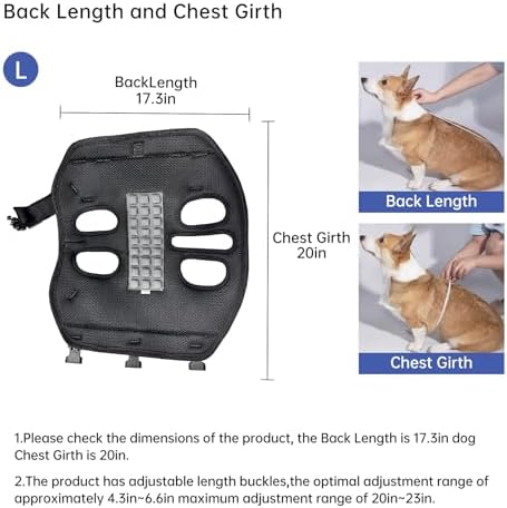Wakytu Dog Lift Harness for Small Dogs,Dog Backpack Carrier - Image 6