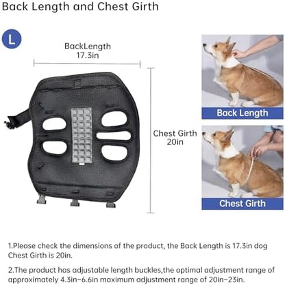 Wakytu Dog Lift Harness for Small Dogs,Dog Backpack Carrier - Image 6