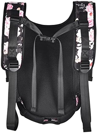 Petmolico Dog Carrier Backpack, Adjustbale Dog Front Backpack Legs Out Puppy Backpack for Small Medium Dogs Travelling Hiking Shopping, Peony Medium - Image 4