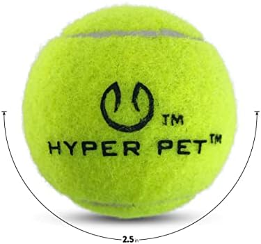 Hyper Pet Tennis Balls for Dogs, Pet Safe Dog Toys for Exercise and Training, Pack of 4, Green - Image 2