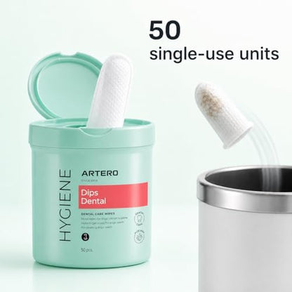 ARTERO Disposable Teeth Cleaning Wipes for Dogs and Cats - 50 Wipes - Image 5