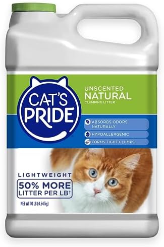 Cat's Pride Natural Lightweight Hypoallergenic Clumping Litter 10lb by CatsPride