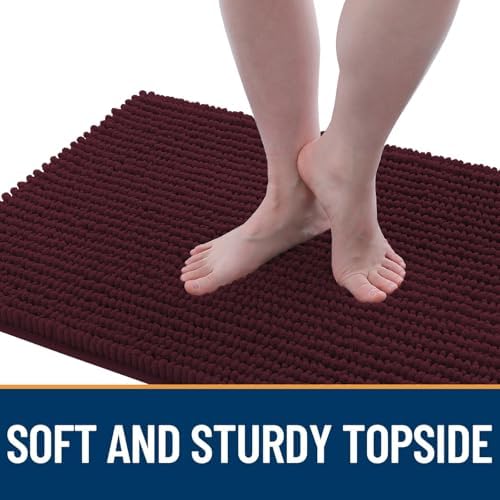 OLANLY Dog Door Mat for Muddy Paws 24x16, Extra Absorbent Chenille Mud Mat - Image 3