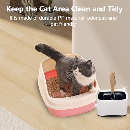 Cat Litter Scoop Holder, Scooper Storage Caddy, Scoop Stand, White - Image 7