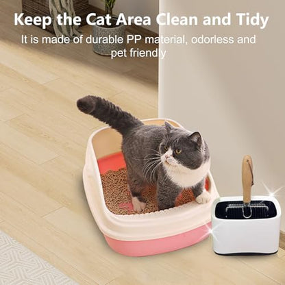 Cat Litter Scoop Holder, Scooper Storage Caddy, Scoop Stand, White - Image 7