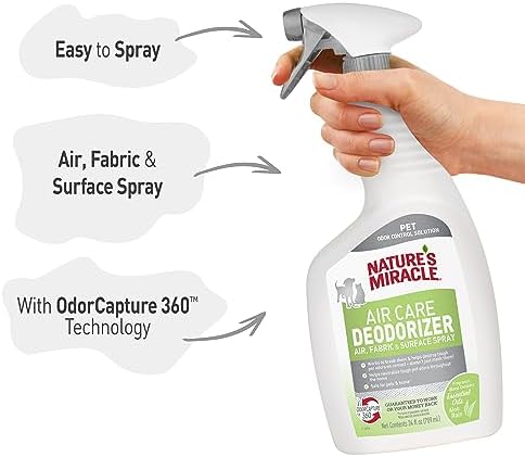 Nature's Miracle Air Care Spray for Air, Fabric & Surface, Aloe Rain, 24 oz - Image 5