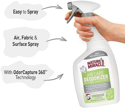 Nature's Miracle Air Care Spray for Air, Fabric & Surface, Aloe Rain, 24 oz - Image 5