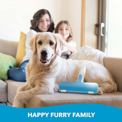 BOSHEL Pet Hair Remover for Laundry - Lint Roller for Pet Hair - Dog Hair Remover with Hair Base - Pet Fur Remover with Comfy Rubber Handle - Easy Clean Pet Hair Remover Roller for Couch - Image 5
