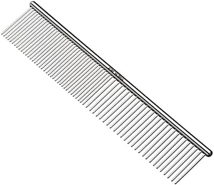 Andis 65730 Stainless-Steel Comb for Knots, Mats & Loose Hair Removal - Effective Dematting Tool, Comfortable, Lightweight, Portable & Safe for Dogs, Cats & Pets – Silver, 7-1/2-Inch - Image 2