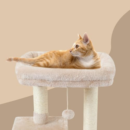 Cute Cat Tree Kitten Cat Tower Condo Cat Furniture Sisal Scratching Posts B - Image 3