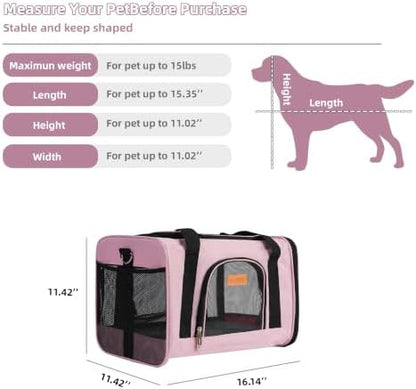 pet Carrier Bag (Pink) - Image 7