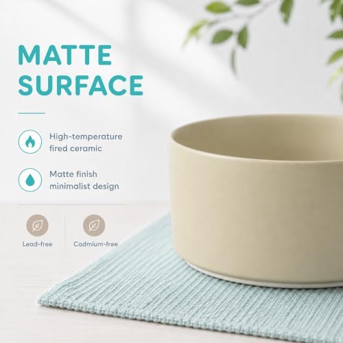 Havniva Ceramic Dog Bowls, 6.1” Dog Food and Water Bowl, Pet Feeding Bowl - Image 3