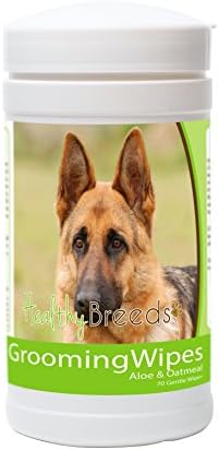 Healthy Breeds German Shepherd Grooming Wipes 70 Count by HealthyBreeds