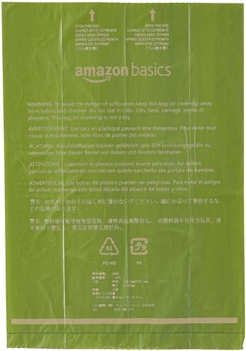 Amazon Basics Premium Leak Proof Dog Poop Bags with Dispenser and Leash Clip, Brazilian Mango Scented, 13" x 9", 810 Count (54 Rolls of 15) - Image 4