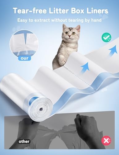 Thereye Cat Litter Bags, 60 Counts Litter Box Liners for SC06/SC07/SC08 - Image 2