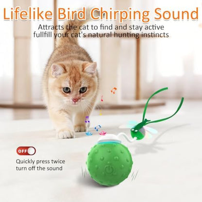 Interactive Cat Toy Ball,Fast Moving Cat Stimulation Toys For Indoor Cats - Image 3