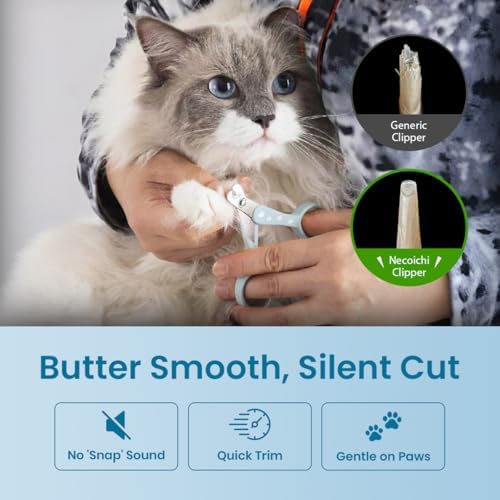 Necoichi Purrcision Stainless Steel Cat Nail Clipper, Made in Japan (Mint) - Image 4
