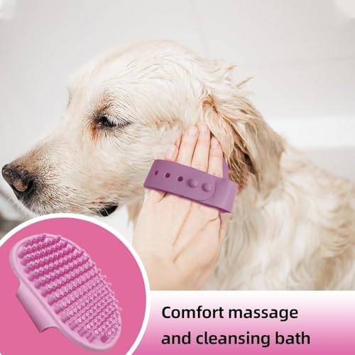 Dog Brush for Shedding,6 PCS in One Pet Slicker Hair Brush Kit Organizer Bag - Dog Cat Grooming Deshedding Undercoat Rake Brush Comb for All Small Large Dogs Cats Pink - Image 6