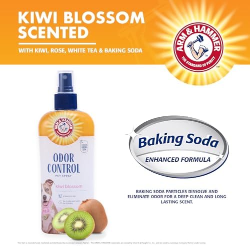 Arm & Hammer Super Deodorizing Dog Spray, Kiwi Blossom, 8 Fl Oz, 6-Pack - Image 3