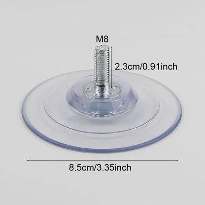 4 Pack Cat Window Perch Suction Cup Replacement with Screws 85mm Sturdy Strong Hanging Holder Suction Cups for Cat Window Perch Cordless Hammock Foldable Cats Bed Seat - Image 2