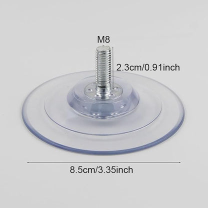 4 Pack Cat Window Perch Suction Cup Replacement with Screws 85mm Sturdy Strong Hanging Holder Suction Cups for Cat Window Perch Cordless Hammock Foldable Cats Bed Seat
