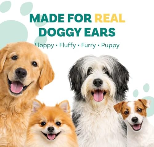Scrubby Pet Dog Ear Wipes for Dogs | Extra Thick with Aloe Vera & Eucalyptus | 125 Count | Hypoallergenic Ear Cleaner for Dogs with Pearl Texture for Deeper Clean - Image 5