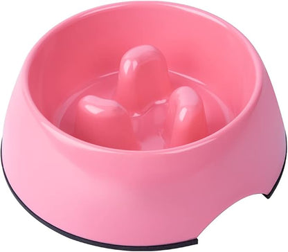 Super Design Slow Feeder Dog Bowl, 1 Cup, Nonslip, Heat-Resistant, Sturdy, Suitable for Small to Medium Sized Dogs