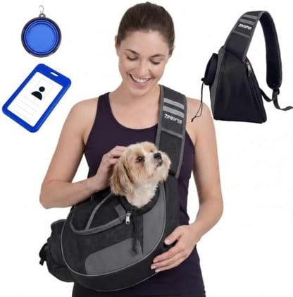Dog Sling Carrier - Hands-Free Small Dog & Cat Carrier Bag by Unknown