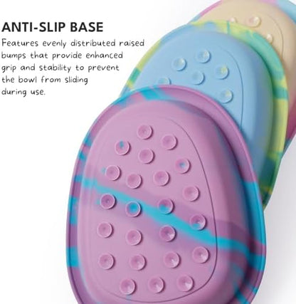 CHEWFFON Dog & Cat Lick Mat Bowls with Suction Cups, Lavender - Image 4