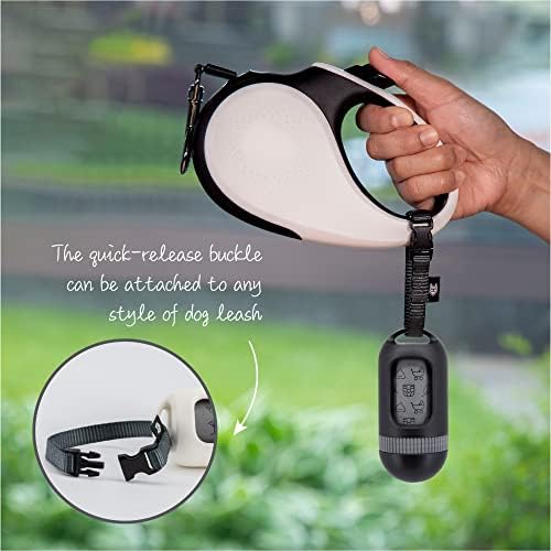 SVD.PET Dog Poop Bag Dispenser, Waste Bag Retractable, Black - Image 3