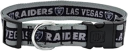 Pets First NFL Raiders Licensed PET COLLAR, Extra Large - Heavy-Duty, Strong, and Durable Dog Collar. Available in 31 Football Teams and 4 Sizes by PETSFIRST