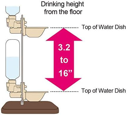 Richell Water Stand for Pet Rehydration Station, Stand that can be used with Richell Pet Water Rehydration Station - Image 3